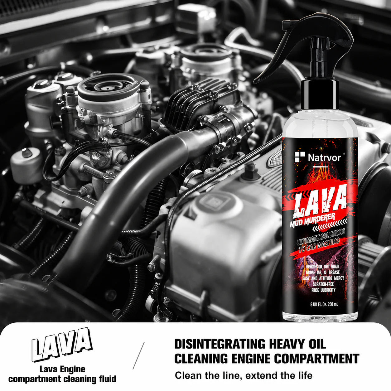 💥Limited-Time 50% OFF✨ Waterless Fast Acting Car Engine Bay Cleaner