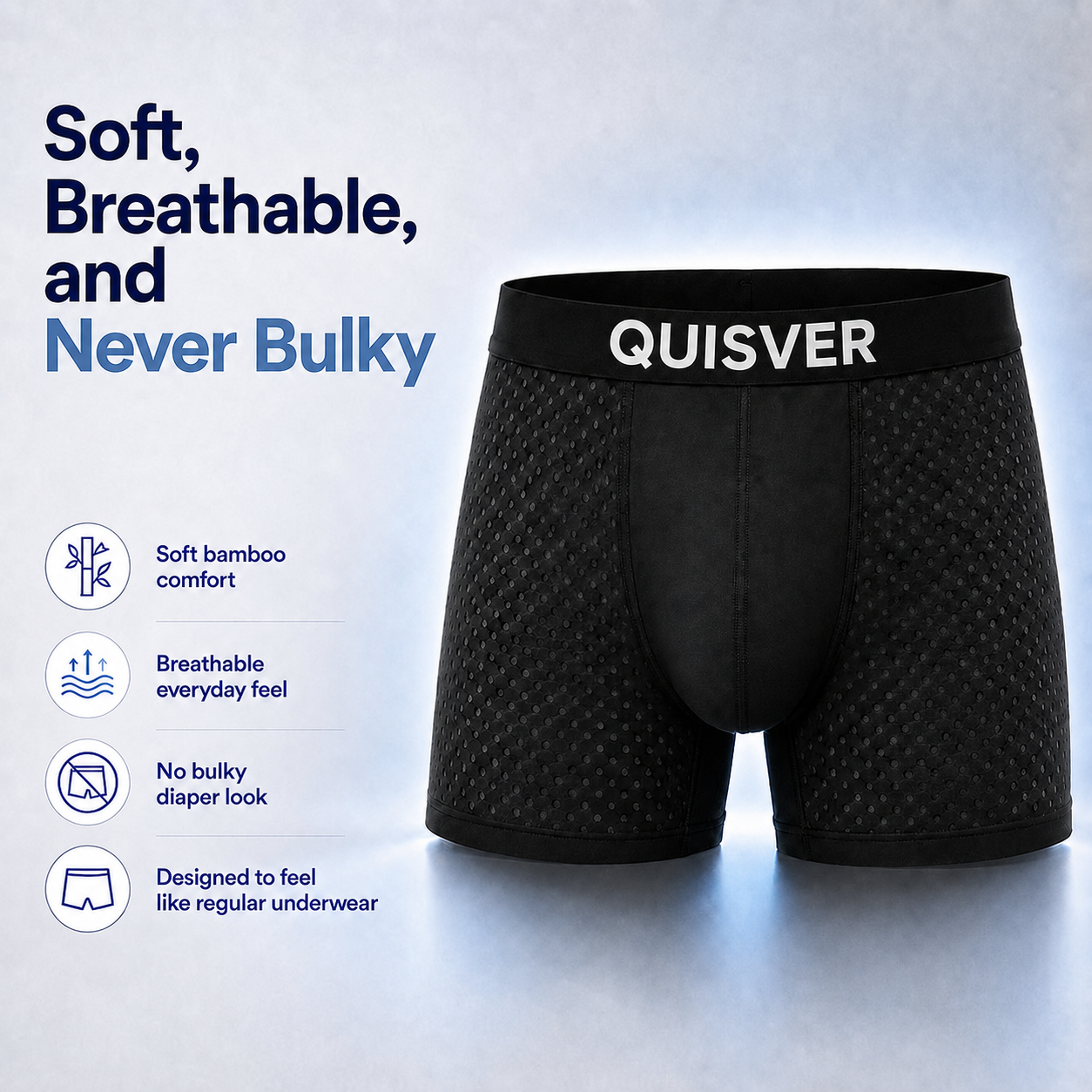 QisverBoxer™ MaxShield Leak-Proof Boxer Briefs