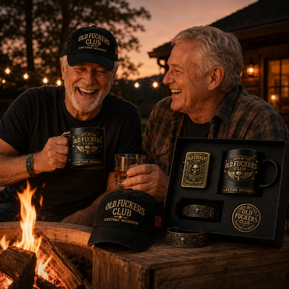 ☠️ Old Fuckers Club 2026 Ultimate Skull Gift Set | FREE Collector Coin Today Only