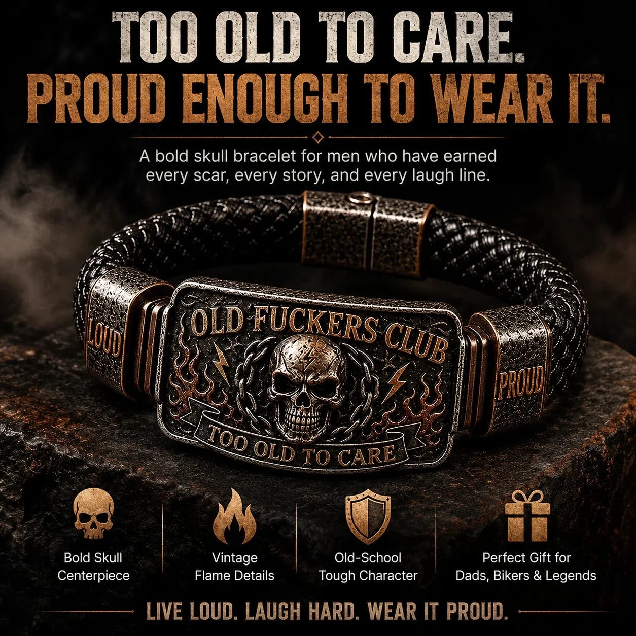 ☠️ Old Fuckers Club 2026 Ultimate Skull Gift Set | FREE Collector Coin Today Only